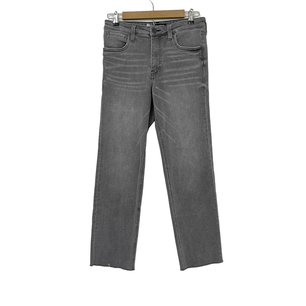 KUT From The Kloth Gray Elizabeth Fab Ab Ankle Straight Leg Jeans Size 6